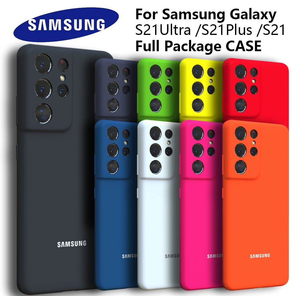 Samsung Galaxy S21 S21 Plus S21 Ultra Case Silky Silicone Cover Soft-Touch Back Protective Housing For S30 S30 + S30 Ultra S21FE