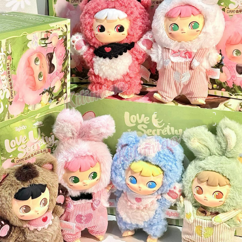 คิติเมี่ยว ของแท้ พิมมี่แอบเหมือนคุณตุ๊กตากล่องตาบอดตุ๊กตาของขวัญ