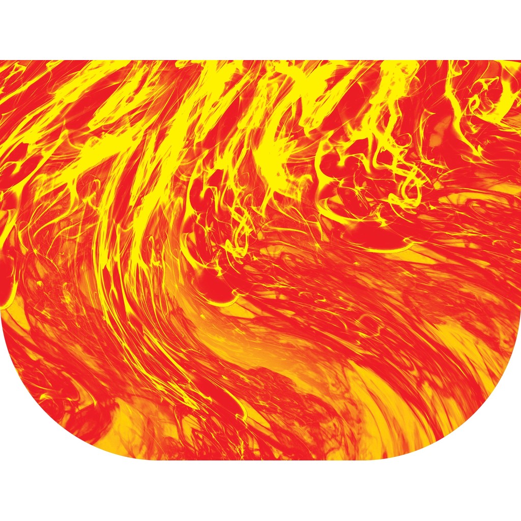 Roarring Fire - พิมพ์ Habotai Silk Quill Wing Flags Wxl-quill - 40" ก้านยืดหยุ่น