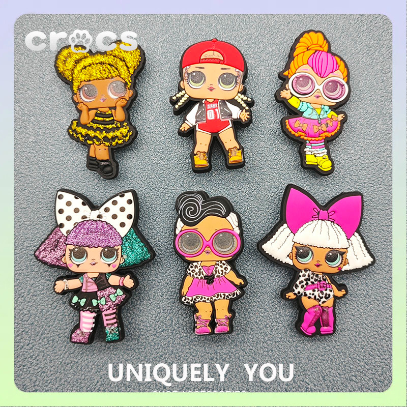 jibbitz crocs Surprise girl crocs jibbitz jibbitz set jibbitz crocs เกาหลี jibbitz crocs ของแทั