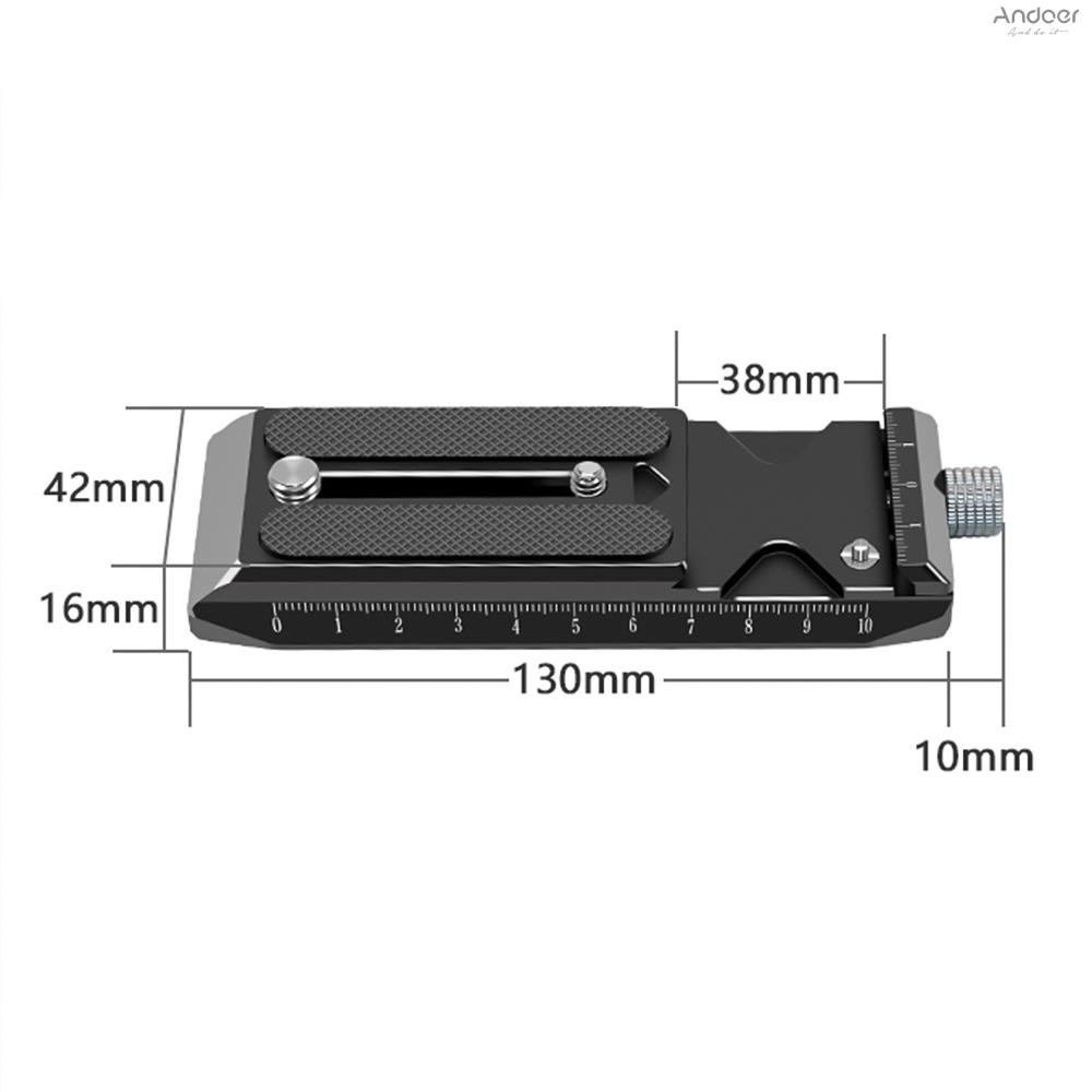 แผ่นวางจําหน่ายอย่างรวดเร็วสําหรับ Gimbal อลูมิเนียม Arca-Swiss Quick Release แผ่นอะแดปเตอร์สําหรับ DJI Ronin RS2 RSC2