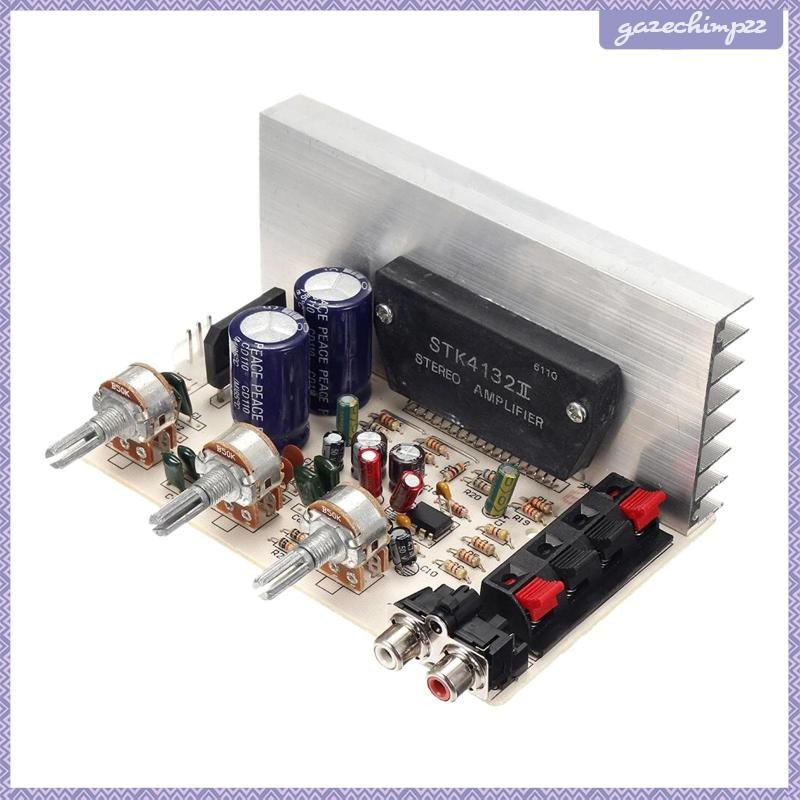 [ 100w DX0408 DC 12V 2.0 Channel Digital Power Audio Stereo Amplifier Board