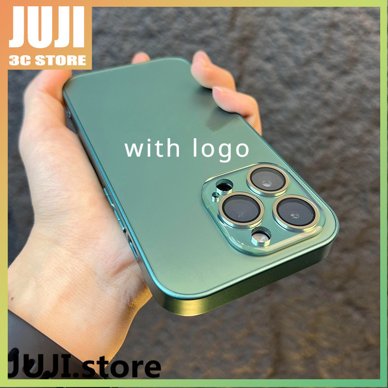 Juji Anti-Shock Anti-ลายนิ้วมือ AG Phone Hard Case พร้อมป้องกันกล้องสําหรับ IPhone 16 15 14 13 12 11 Pro Max 11pro Premium Case