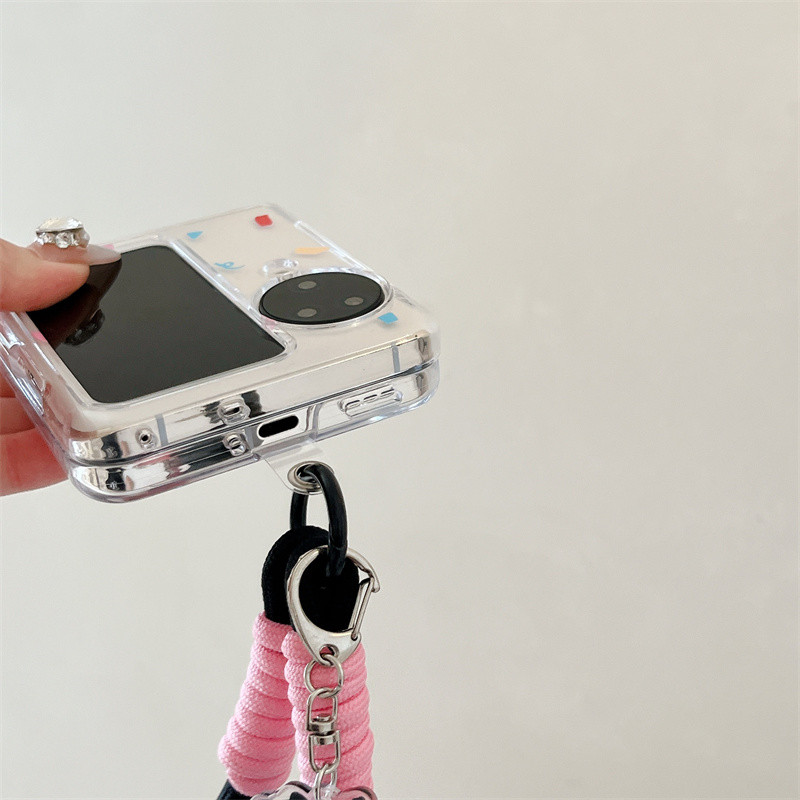 น่ารัก Black Cat Ball Clear Case OPPO Find N3 N2 Flip รูปที่ 8