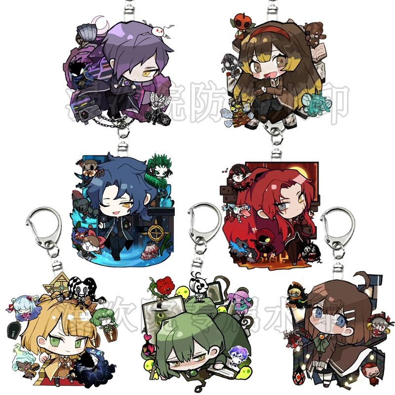 โลโบโทมี่ Corporation อะนิเมะ KeyChain Monster Management จําลองผู้ชาย Key Chain สําหรับผู้หญิงรูปอะคริลิคพวงกุญแจจี้ของขวัญ