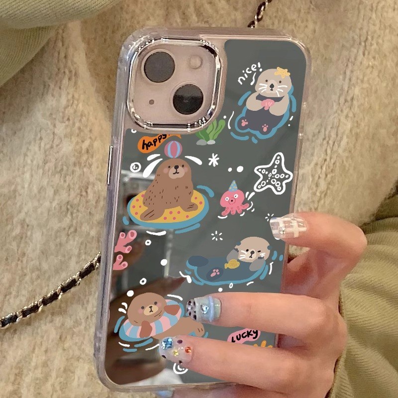 กระจกนุ่มโปร่งใสกรณี Anti-Fall เคสโทรศัพท์สําหรับ iPhone 16 Promax 15 Promax 12 13 Mini 14plus 11 Pro Max X XS XR XS Max 7 8 plus Se2020 - รูปที่ 4