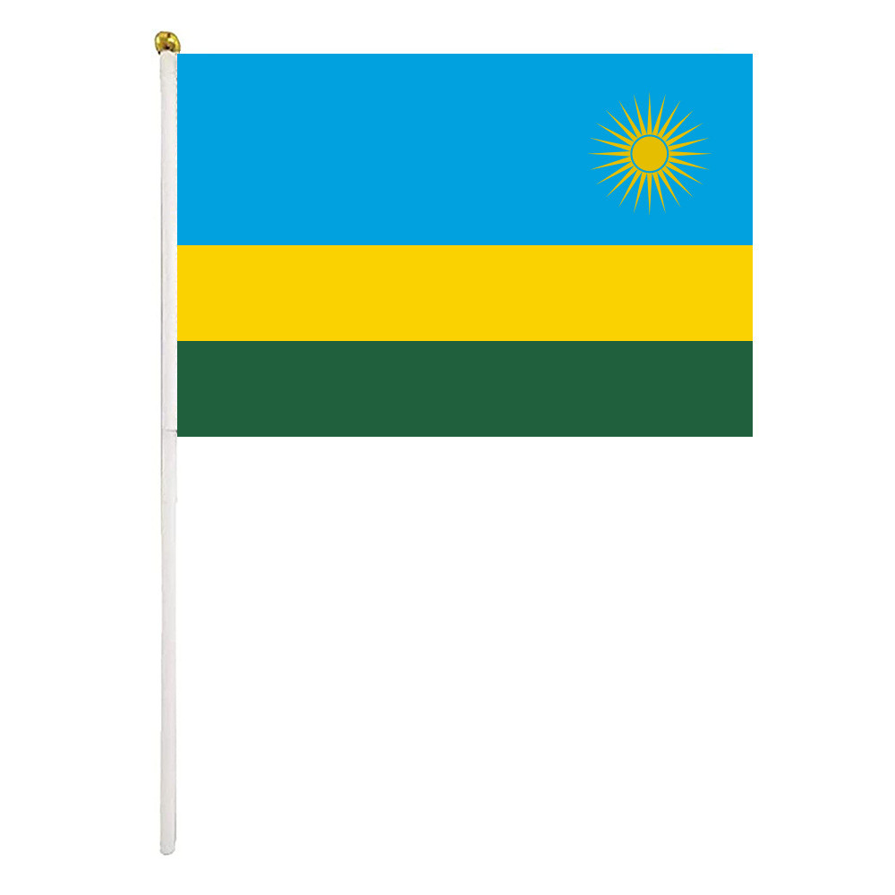 10 ชิ้น Rwanda Flag National Flag