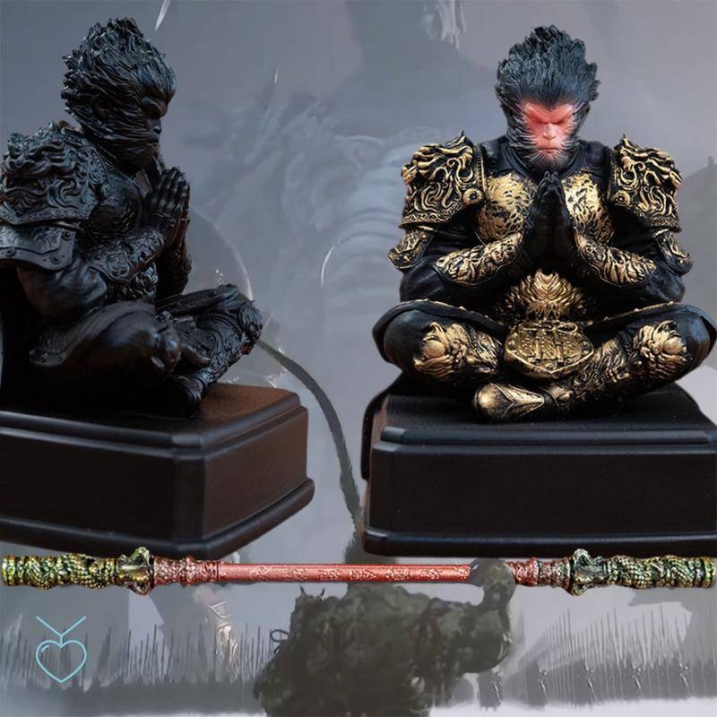 Black Myth Goku-Model, < Black Myth: WuKong > -ฟิกเกอร์, Battle Holy Buddha-Destiny-เครื่องประดับเรซิน, สินค้าเกม-Journey to the West-Doll