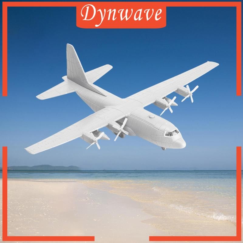[Dynwave] 1/144 เครื่องบินขนส่ง C130 โมเดลเครื่องบิน 4D เครื่องบินขนาดเล็กของเล่น