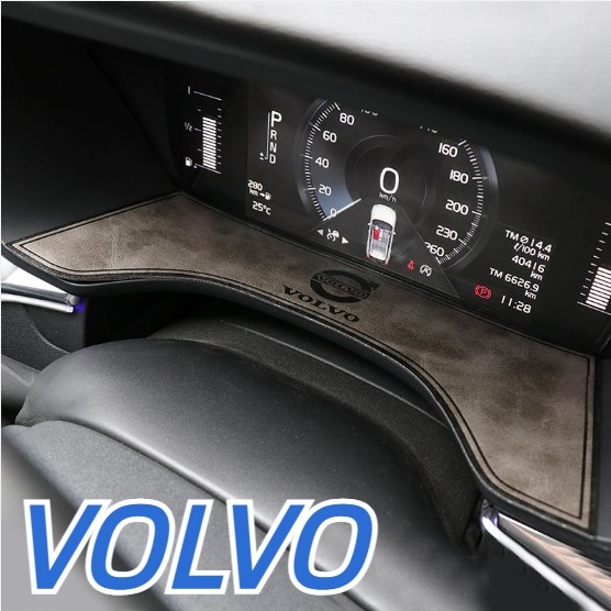 Volvo Dashboard Anti-Dirt Leather Pad XC60 S90 XC90 S60 V60 V90 XC40 Tachometer Panel Protective Pad