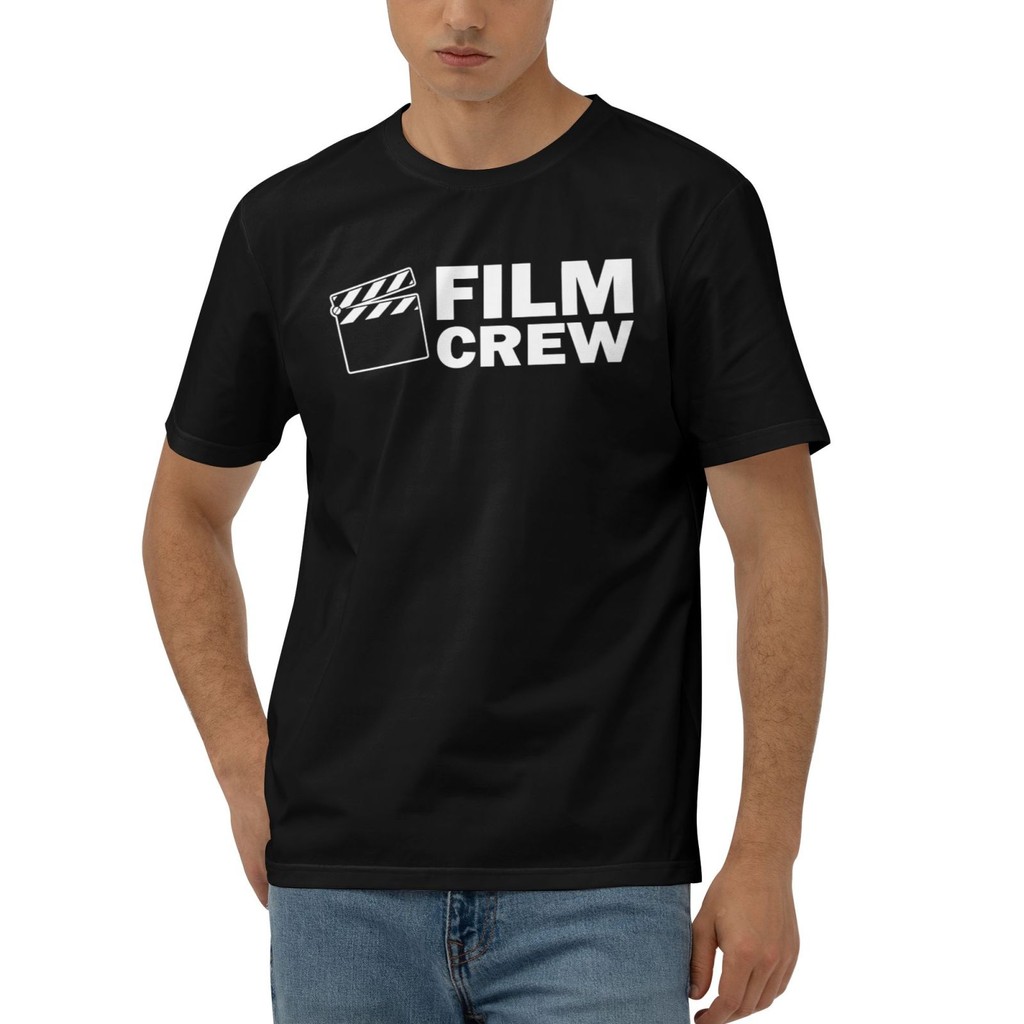 Film Crew Glow In The Dark Production Crew Movie Crew Staff แฟชั่นพิมพ์เสื้อยืดที่กําหนดเอง