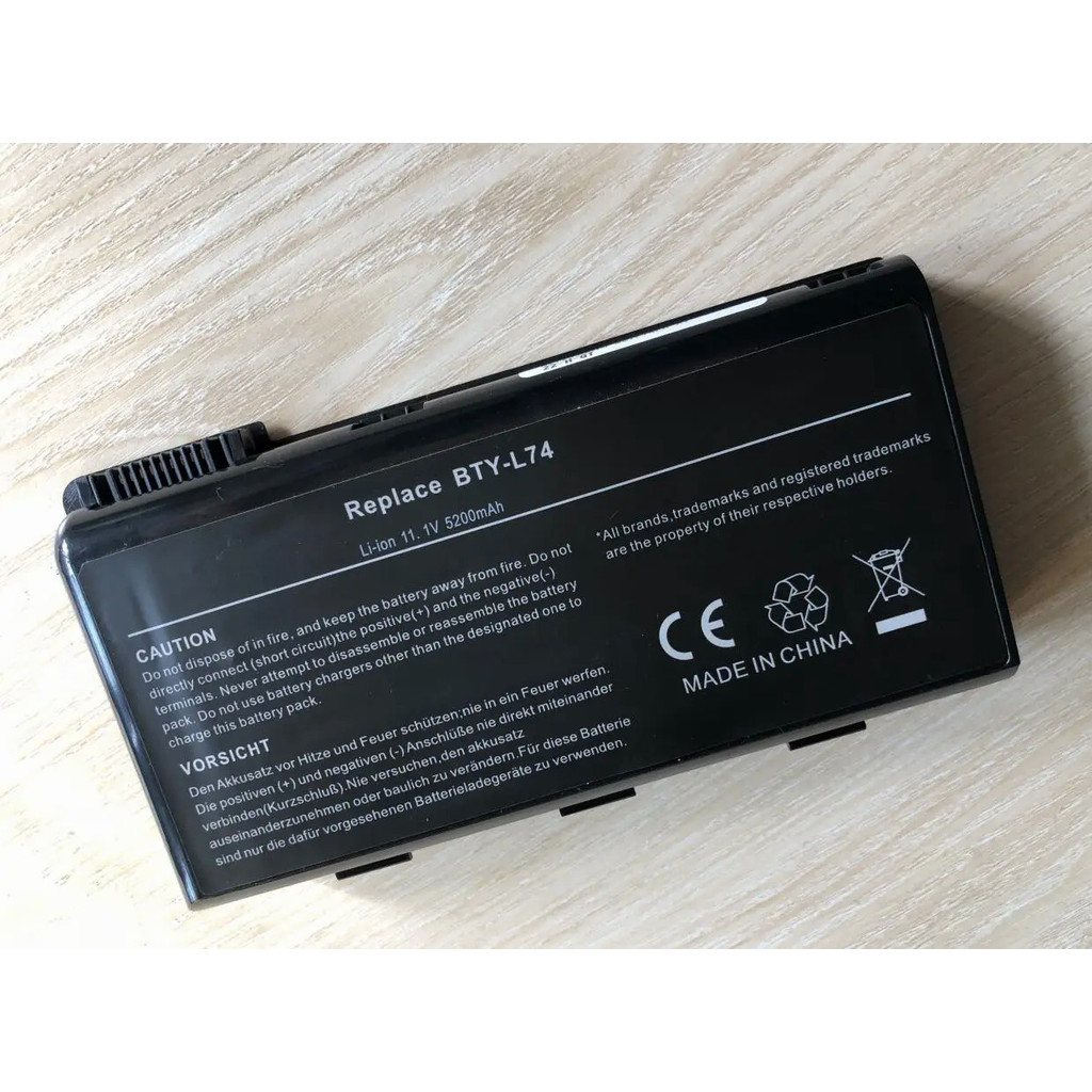 bty l74 BTY-L74 แบตเตอรี่แล็ปท็อป For MSI A5000 A6000 A6200 CR600 CR600 CR620 CR700 CX600 CX700 All 