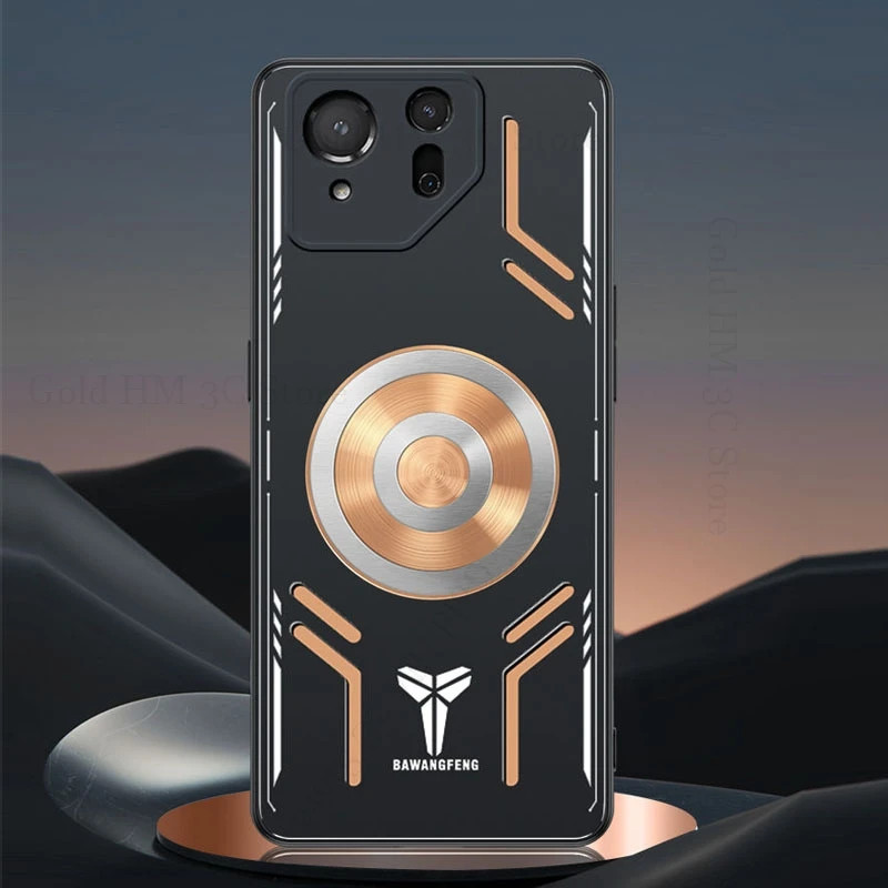 Cooling การกระจายความร้อนแม่เหล็กสําหรับ Asus Rog โทรศัพท์ 8 Pro 9 Pro 6D เลนส์โลหะทองแดง Protector สําหรับ Rog โทรศัพท์ 7 6S 5S 5 8 Pro