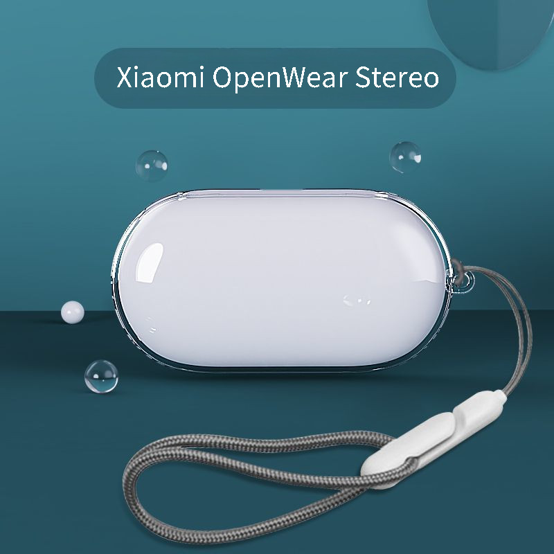 เคสหูฟังสําหรับ Xiaomi OpenWear Stereo, ฝาครอบหูฟังแบบใส TPU