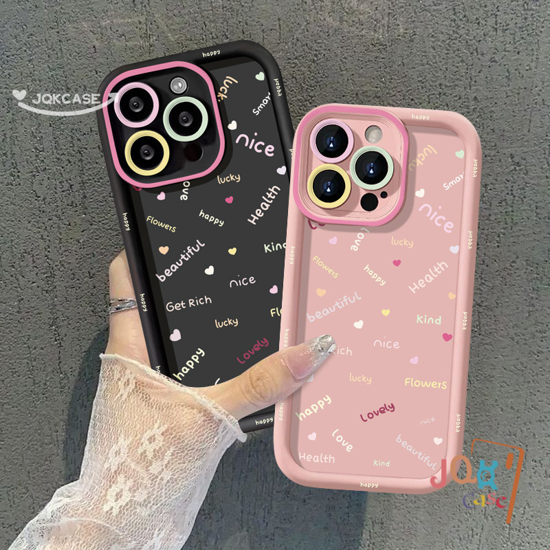 จดหมายนำโชค น่ารักจัง Samsung A11 A05 A04 A05s A13 A03s A32 A03 A53 A15 A24 A14 A50 A04sA34 A54 A12 A04E ง่าย ๆ เคส