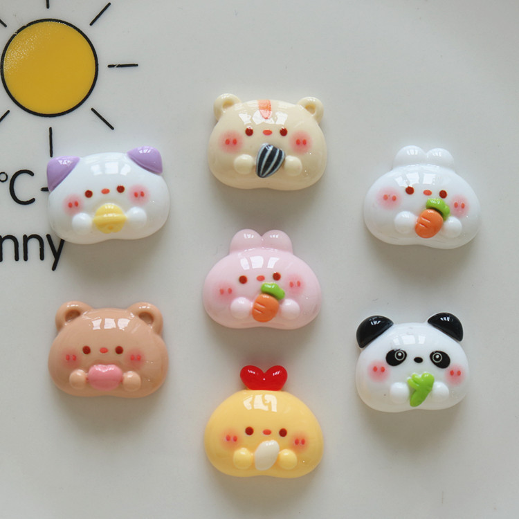 ถืออาหารสัตว์ DIY ครีมกาวทำเองเคสมือถือกิ๊บติดตู้เย็นเรซินอุปกรณ์เสริมเครื่องประดับขายส่งเหนือ16