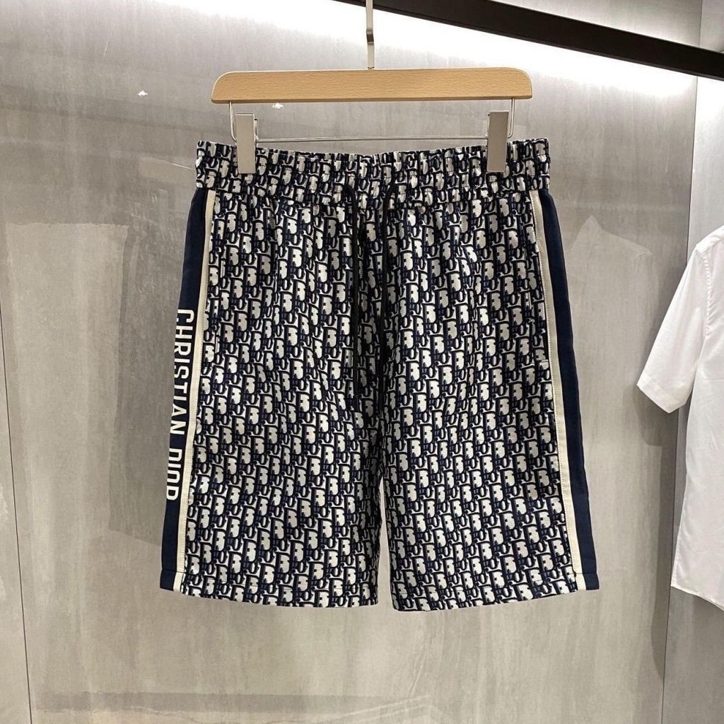 กางเกงผู้ชายแฟชั่นแบรนด์ ซีดี ลายตัวอักษรโลโก้การพิมพ์กางเกงวอร์มลูกไม้ขึ้นของคู่รัก