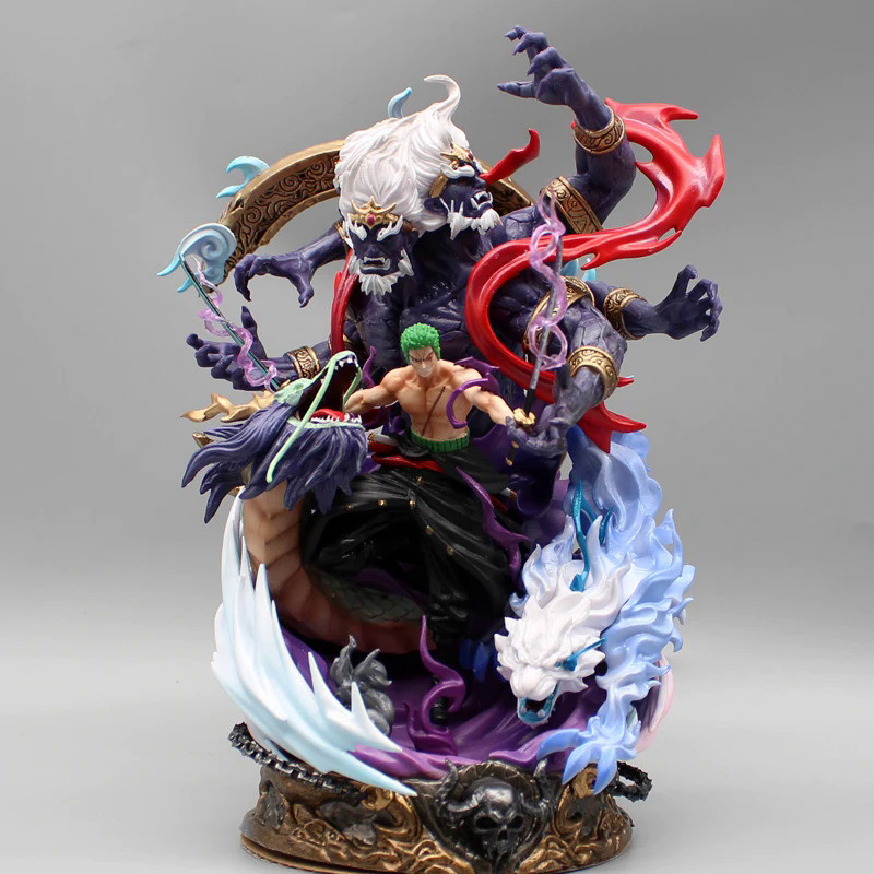 One Piece Figure Roronoa Zoro Anime Figures Action Figurines 22cm Pvc Zoro Figure Model Statue Toys 