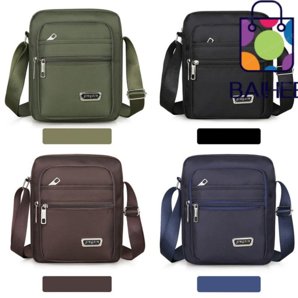Baihee กระเป๋าสะพายข้างผู้ชาย Travel Large Satchel Boy Messenger Bags