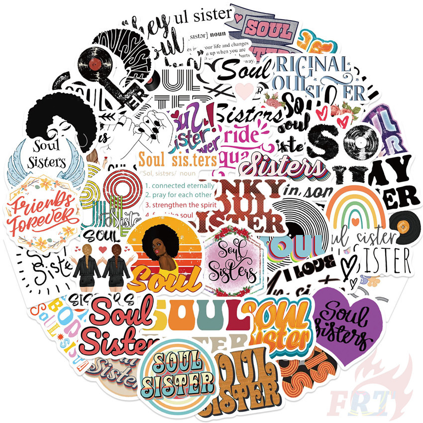 50ชิ้น/เซ็ต ❉ สติ๊กเกอร์ Soul Sister Series 01 ❉ DIY แฟชั่นสติ๊กเกอร์ Doodle กันน้ํา