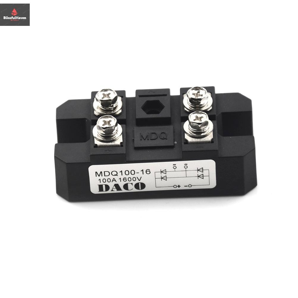 Cod MDQ 100A Amp 1600V Volt Single 1 Phase Diode Metal Case Bridge Rectifier TS ใหม่