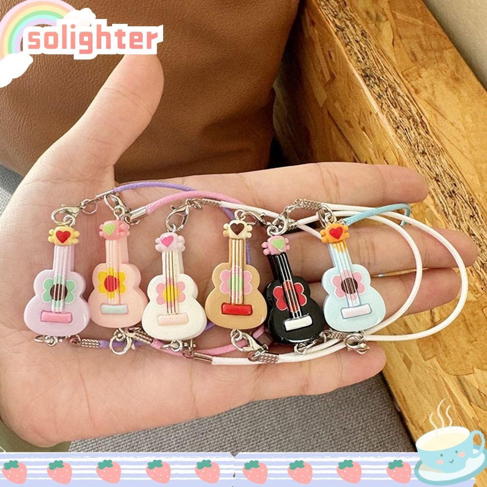 Solighter กีตาร์ขนาดเล็ก, Hand-made เปลี่ยนตุ๊กตา Hollow รุ่น, ชุดลําลองจับคู่หลายสไตล์ DIY กีตาร์ขนาดเล็กของขวัญวันเกิด