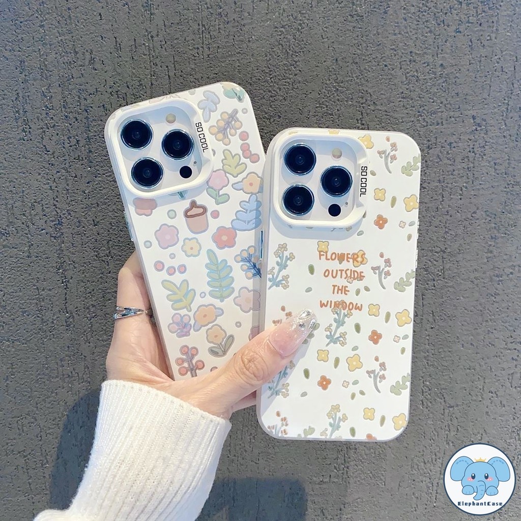 น่ารักดูเดิลดอกไม้ TPU อ่อน เข้ากันได้เคสไอโฟน 13 11 XR 15 14 12 Pro Max 11 12 13 14 15 Pro X XS Max 8 7 15 14Plus SE
