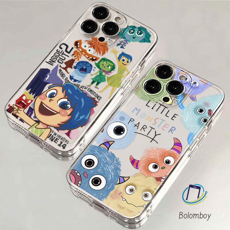 เคสใส For ไอโฟน11 13 15 12 14 16 Pro Max 7 8 Plus XR X XS การ์ตูนสัตว์ประหลาดตัวน้อย นุ่มและกันกระแทก แฟชั่น น่ารัก