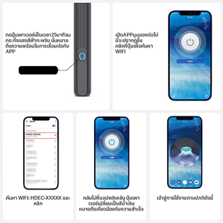 MISENI-ใหม่ NE3 Pro เครื่องล้างหูแบบเห็นภาพ HD กล้องส่องหูไร้สาย LED ไฟส่องสว่าง สำหรับเด็กและผู้ใหญ่