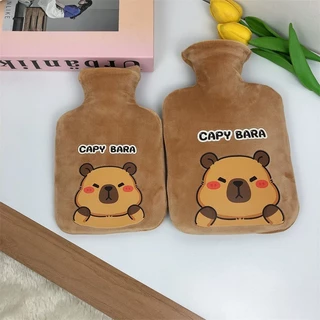 COD🔥capybara🔥ถุงน้ำร้อน ถุงประคบร้อน คลายหนาวแก้ปวดเมื่อย ช่วยลดอาการปวดประจำเดือน 500/750/1000ML