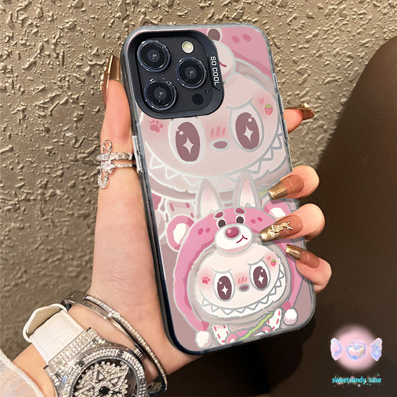 เคสแข็งคุณภาพ เคสน่ารักlabb popmart for IPhone 13 12 7Plus 14 15 11 Pro Max 8Plus XR XS Max SE เคสไอ