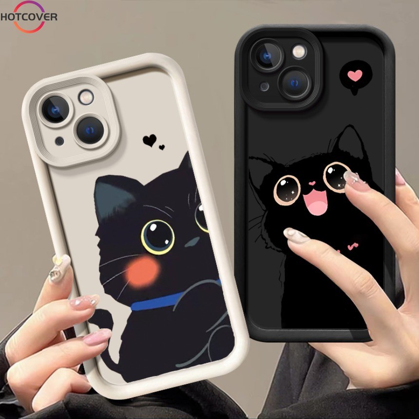 Drop Proof All-Wrapเคสโทรศัพท์สําหรับVivo V40 Pro Y78 Y27 Y36 Y77 Y76 Y27S Y17S Y35 Y16 Y56 ตลกน่ารักการ์ตูนแมวเคสโทรศัพท์ใหม่น่ารัก