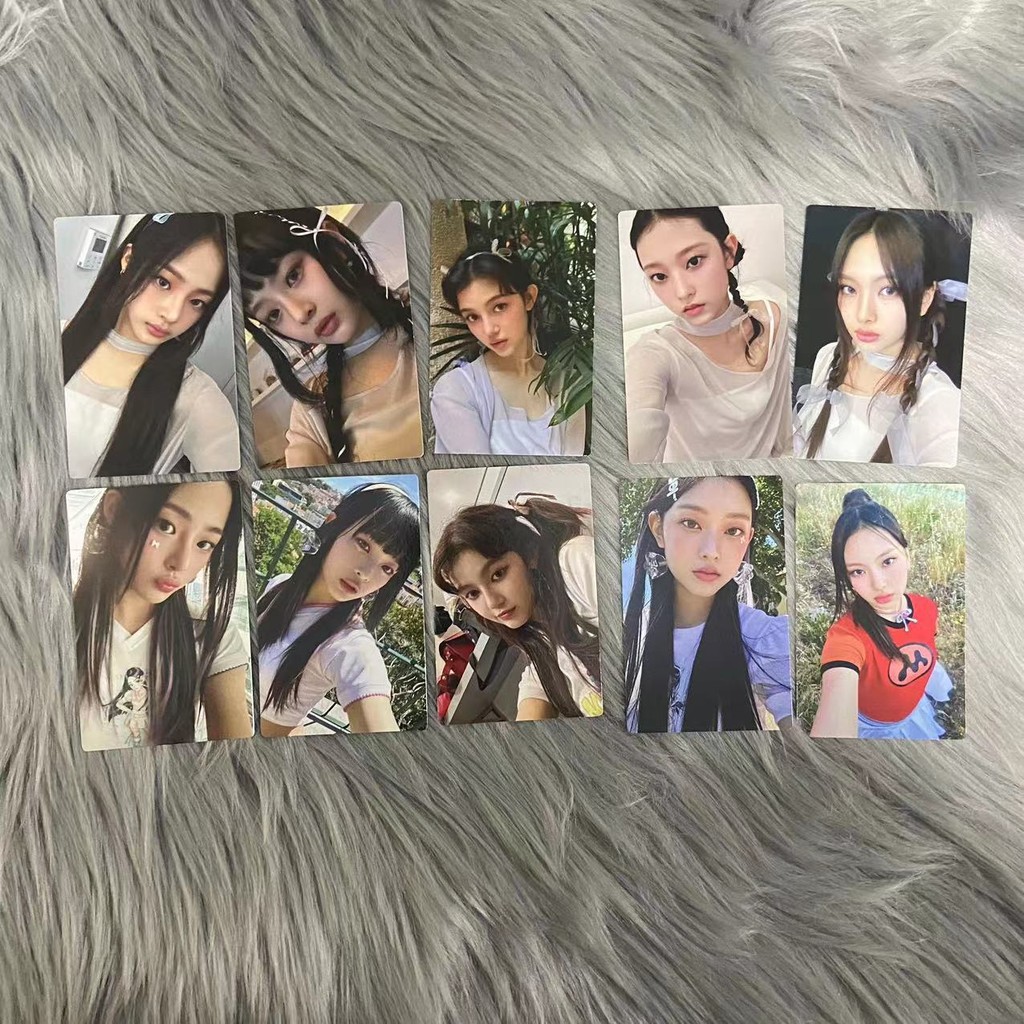 【Official card】Newjeans blue and pink versions Minji, Haerin, Hyein, Hanni, Danielle Brand new card