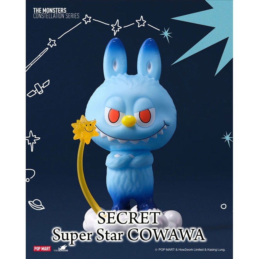 Pop Mart Labubu The Monsters Constellation Series - Secret COWAWA