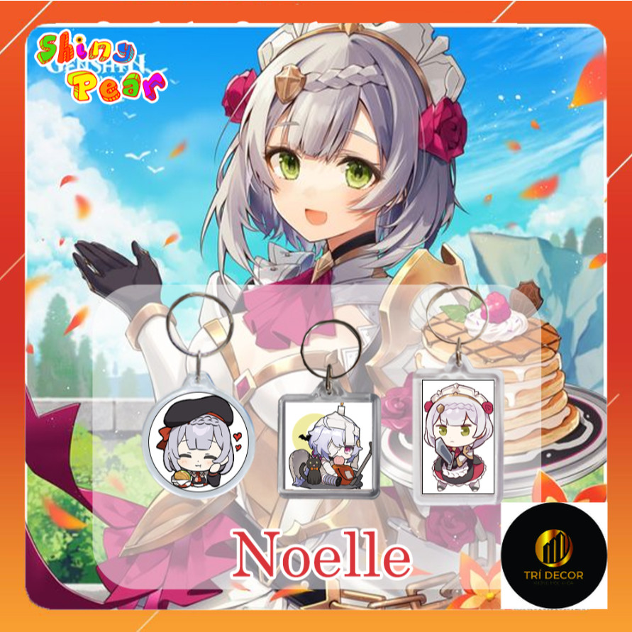 [Genshin Impact] - พวงกุญแจ | พวงกุญแจเกม Genshin Impact Noelle เป็นของขวัญหรือตกแต่ง