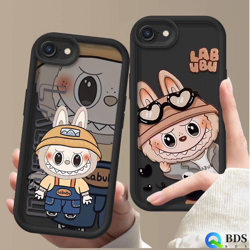 ปลอกสําหรับ Iphone 7 8 6 6S Plus X XR XS 11 Pro Max ซิลิโคนนุ่ม Rabu อะนิเมะสตรอเบอร์รี่หมีการ์ตูน Anti Drop เคสโทรศัพท์
