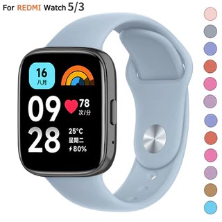 สายรัดซิลิโคนสําหรับ Redmi Watch 5 Active lite 3lite Sport Band สําหรับ Xiaomi Mi Watch3 Active สายรัดข้อมือสร้อยข้อมือ 20/22 มม.อุปกรณ์เสริม correa