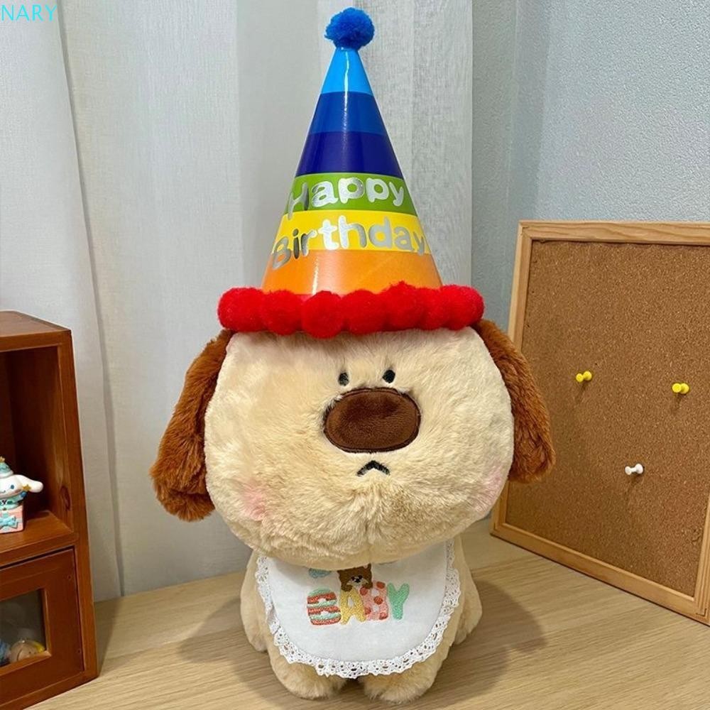 นารี ของเล่นตุ๊กตาสุนัขจมูกใหญ่,การ์ตูนน่ารักลูกสุนัขตุ๊กตาตุ๊กตา,สร้างสรรค์ หน้า ผ้าฝ้ายปุยนุ่มของขวัญคริสต์มาส