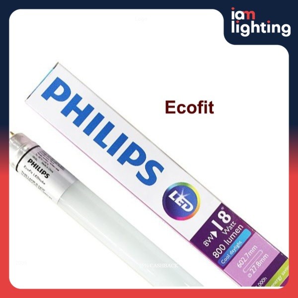 Philips Ecofit LED Tube 20W หลอดไฟ LED T8
