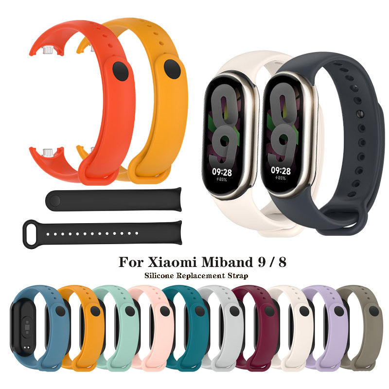 Xiaomi Smart Band 10 / 9 สายรัดสําหรับ เสี่ยวหมี่ ไมล์  วงดนตรี Mi Band 3/4/5/6/7/8 สายรัดโลหะสแตนเลสสร้อยข้อมือเปลี่ยนสายรัดข้อมือ