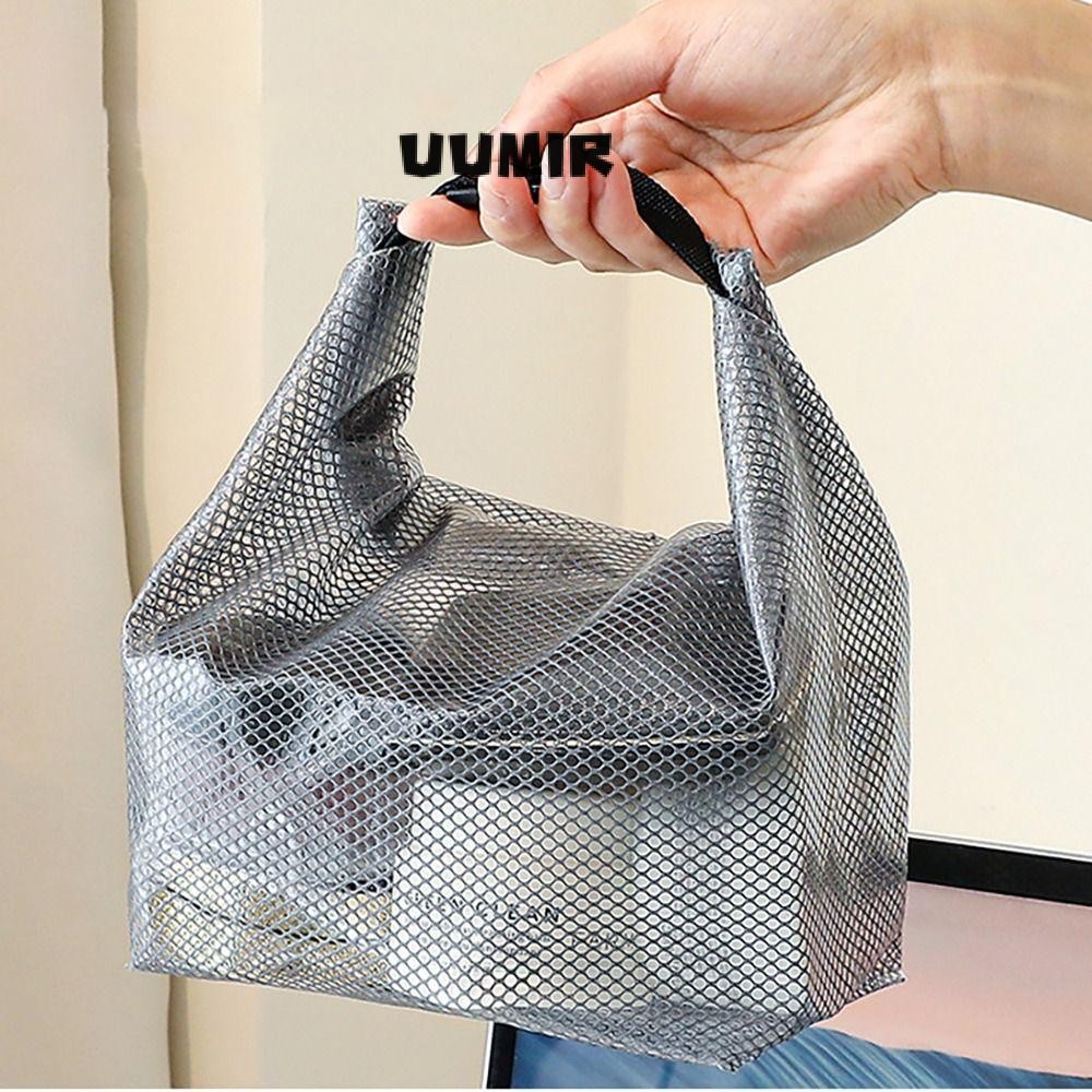 UUMIR กระเป๋าช้อปปิ้ง, กระเป๋าเก็บของพกพาสำหรับเดินทาง, กระเป๋าเครื่องสำอางพร้อมหัวเข็มขัด