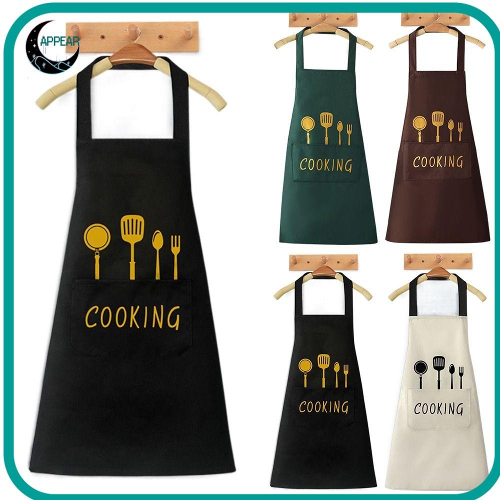 Appear Kitchen Smock, ผ้ากันเปื้อน PVC แขนกุด, ชุดทํางานทําอาหารกันน้ํามันกันน้ํา