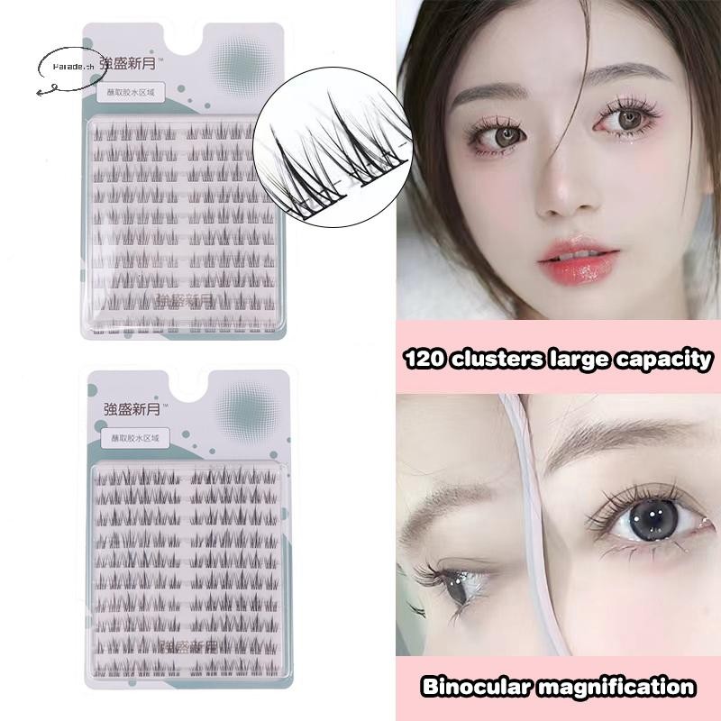Parade Sunflower ขนตาปลอมธรรมชาติจําลองการ์ตูน Eye ขนตาปลอม Extension Diy แต่งหน้าส่วนบุคคล Segmented Eye TH