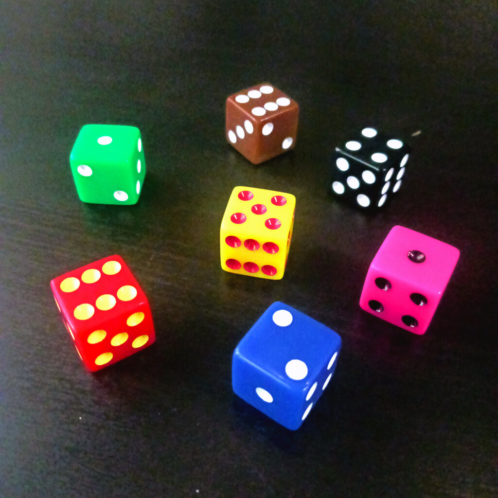 Standard Dice D6 ขนาด 16mm - สำหรับบอร์ดเกม