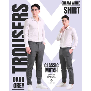 Business Trousers (Expandable Waistband) กางเกงสแลค ทรงกระบอกเล็ก เอวยืดได้