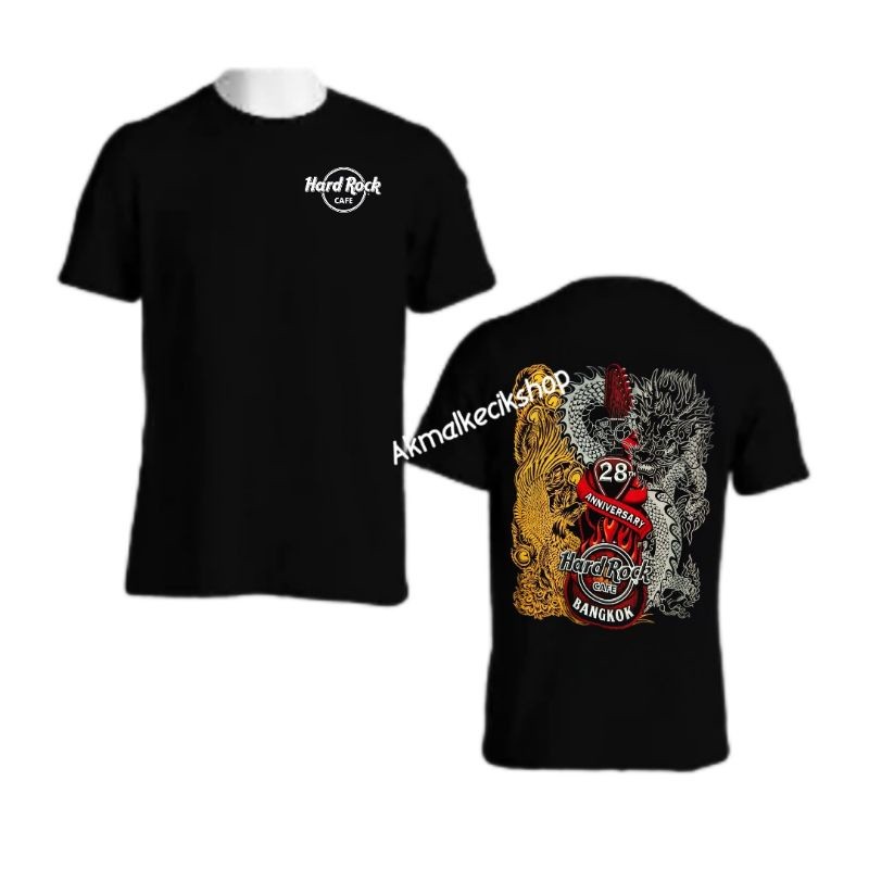เสื้อยืด Hard Rock Bangkok T Shirt เสื้อไมโครไฟเบอร์