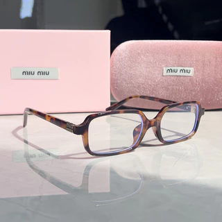 ขายร้อน Miu Vintage Square Small Face Y2K Square ผู้หญิงผู้ชาย Anti UV400 แว่นตา Miu พรีเมี่ยม