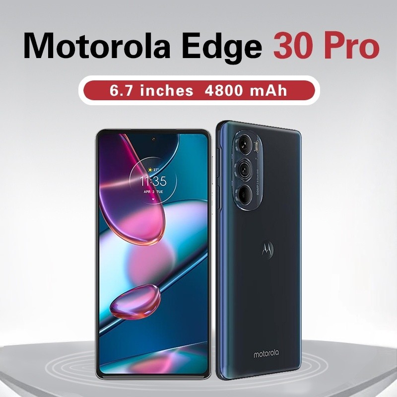 Motorola Edge 30 Pro 12GB RAM 512GB ROM Pro Snapdragon 8 Gen 1 สมาร์ทโฟนมือสอง
