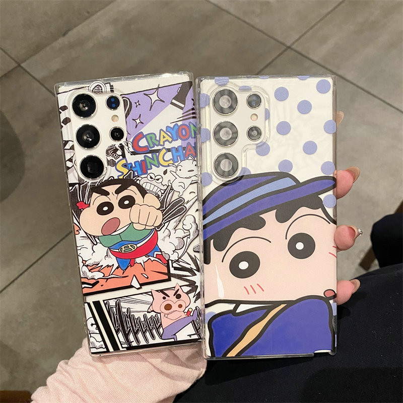 SAMSUNG การ์ตูนยึดเคสโทรศัพท์tpuสําหรับsamsung Galaxy S25 Ultra S25 Plus S24 FE S24 Ultra S24 Plus S23FE S23 Ultra S23 Plus S22Ultra S21Ultra S21FE Note10Plus Note20Ultra A55 A52S 5G