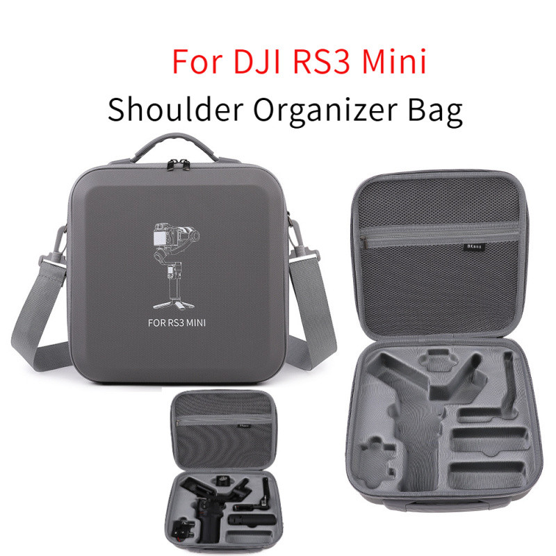 สําหรับ DJI RS3 MINI กระเป๋าเก็บของ, กล้อง Gimbal Stabilizer เปลือกแข็งกระเป๋า Crossbody Storage Cas
